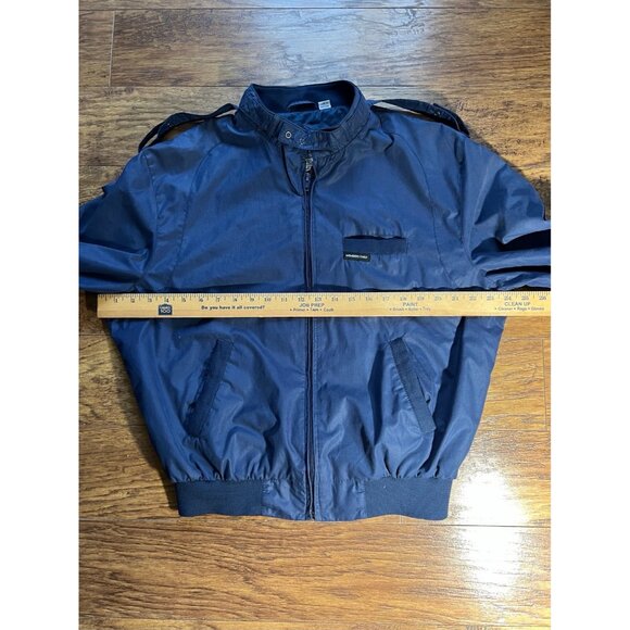 Members Only 1980s Windbreaker in Navy Blue size 42 - Picture 10 of 11
